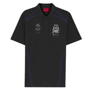 Hugo Mens Visa Cash App Racing Bulls F1 Polo Shirt / Black